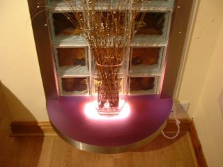 Perspex illuminated by LED's
