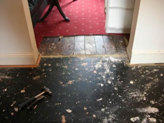 remove carpet and underlay
