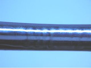 rippled chrome pipe