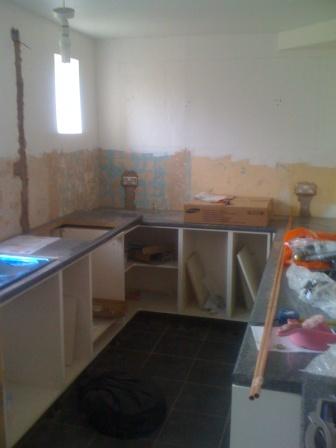 base units installed and worktops going in