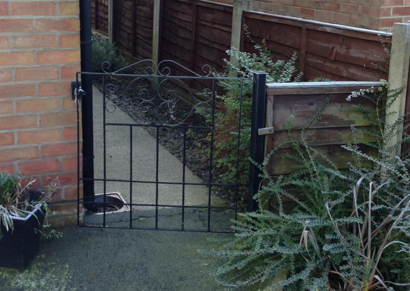 Old gate on right hand side of property