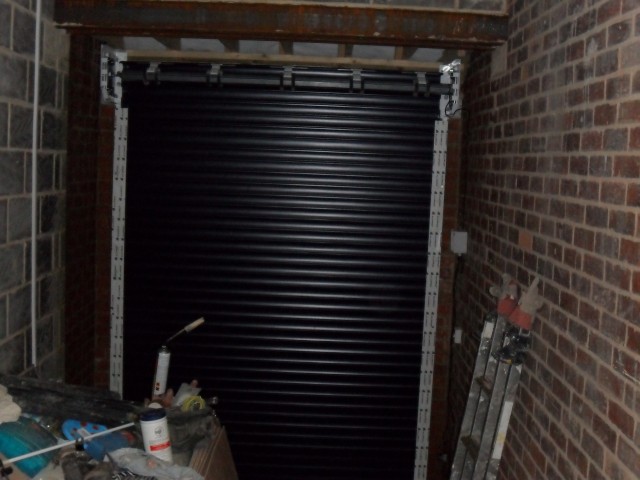 Inside of garage door