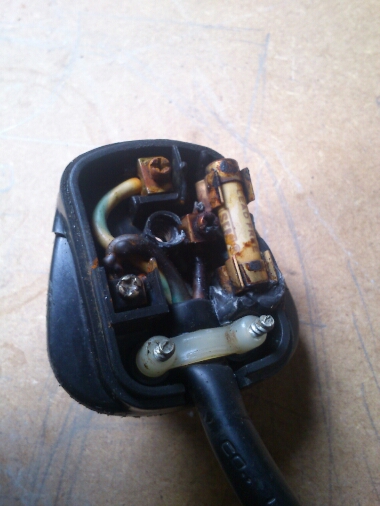 Burnt out plug