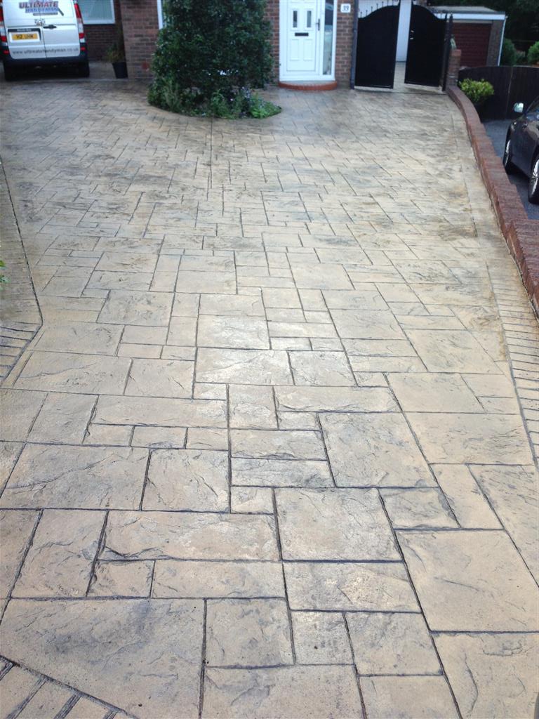 After power washing and two coats of sealer/xylene