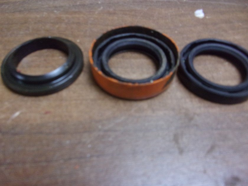 Original seal on left new modified seal on right.