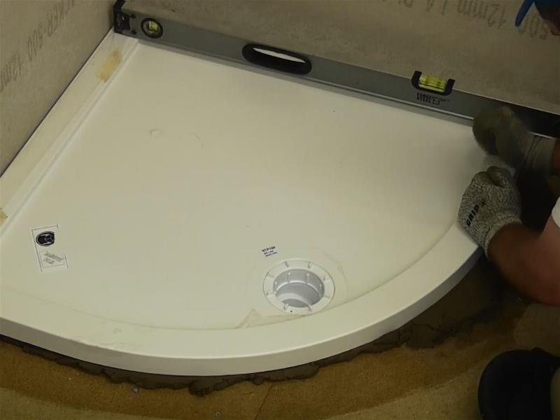 How To Install A Shower Tray On A Wooden Floor